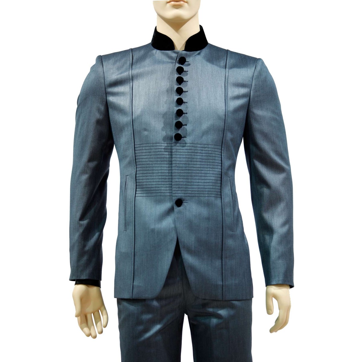 round neck suit